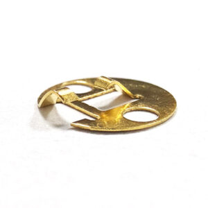 Gold plating spring contact